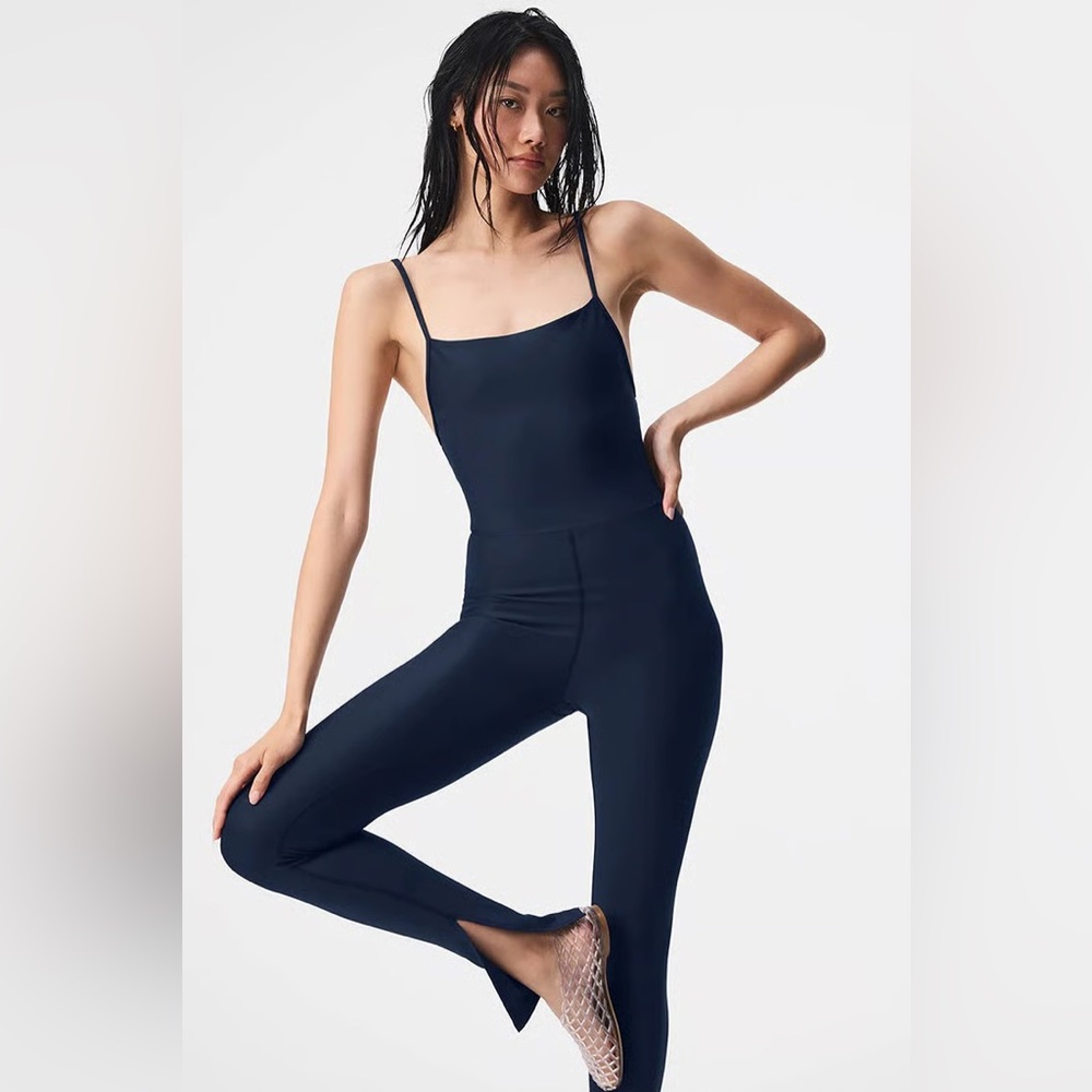 alo navy disco daze onesie